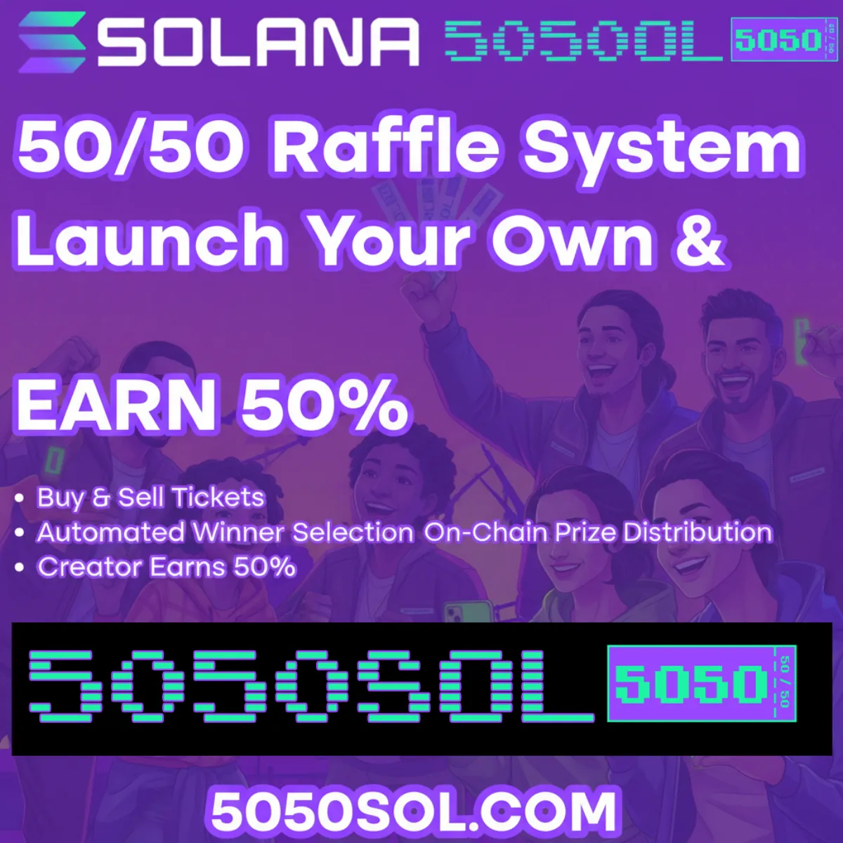 SOL5050 Solana Raffle