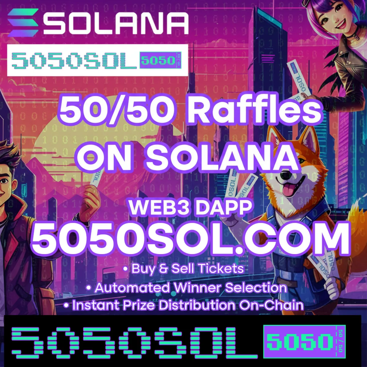 SOL 50/50 Raffle